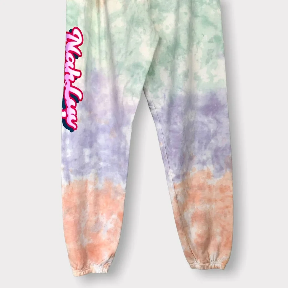 NEW By Samii Ryan Nah Luv Tie-Dye Sweatpants Size Large - Picture 7 of 9